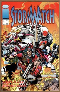 Stormwatch #1 Direct Edition (1993) - Jim Lee Cover - Key Issue