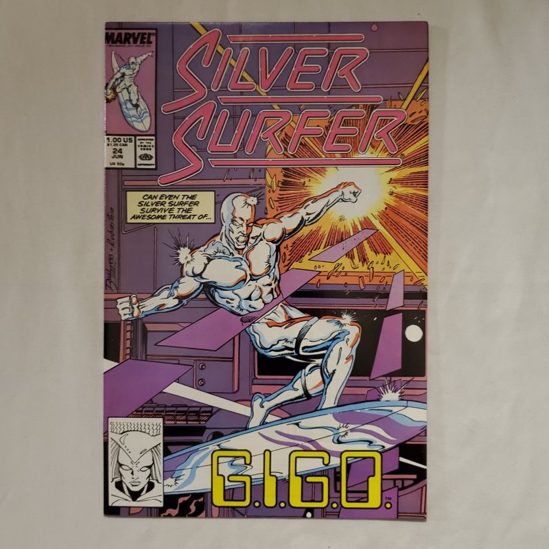 Silver Surfer 24 Near Mint Art by Ron Lim