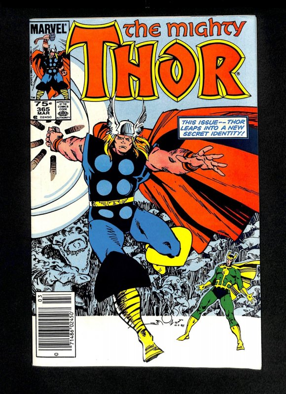 Thor #365 1st Full Appearance Throg!