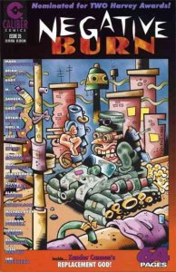 Negative Burn #35 VG ; Caliber | low grade comic Alan Moore Replacement God