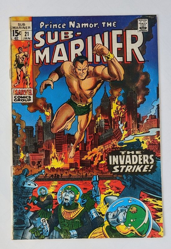 Sub-Mariner #21 (1970)  VG