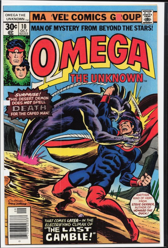 Omega the Unknown #10 (1977) Omega the Unknown