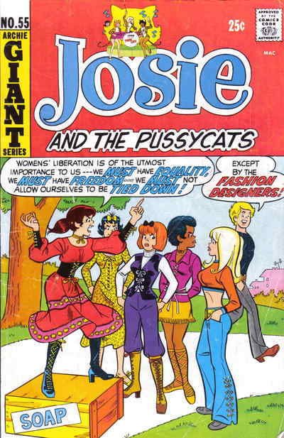 Josie And the Pussycats #55 VG ; Archie | low grade comic Women's Lib cover