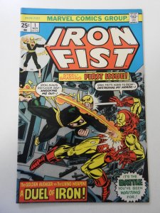 Iron Fist #1 (1975) FN- Condition! MVS intact! indentations in cover