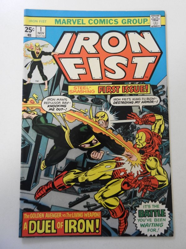 Iron Fist #1 (1975) FN- Condition! MVS intact! indentations in cover