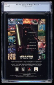 Star Wars: Episode I - The Phantom Menace #3 CGC NM/M 9.8 Photo Cover Variant