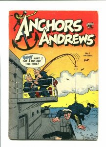 ANCHORS ANDREWS-1953-MATT BAKER ART-CANTEEN KATE VG 