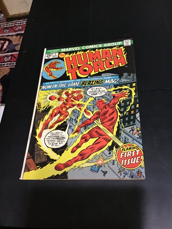 The Human Torch #1 (1974) Golden age torch High-grade! 1st issue VF/NM Boca CERT