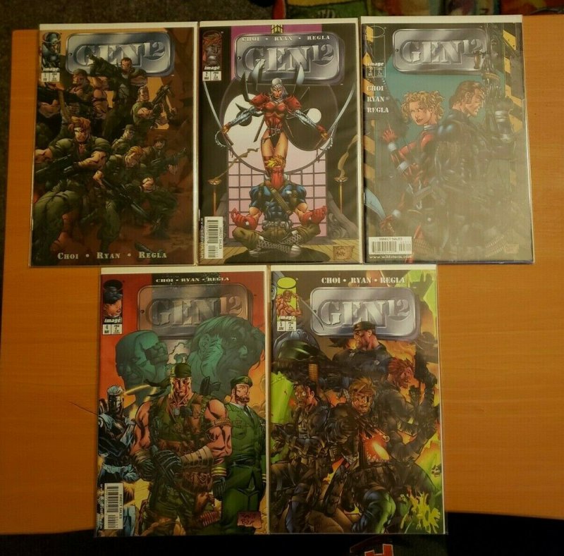 Gen 12 1-5 Complete Set Run! ~ NEAR MINT NM ~ 1998 Image Comics