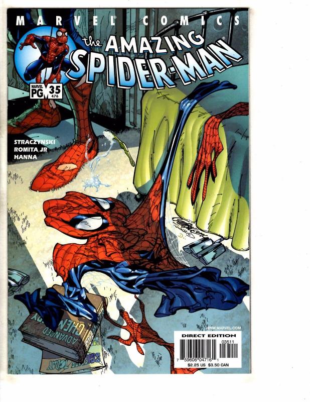 4 Amazing Spider-Man Marvel Comic Books # 473 474 475 476 NM Range Campbell J268