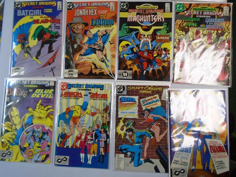 Secret Origins (2nd Series) Lot From:#4-50, 47 Different 8.0/VF (1986-1990)