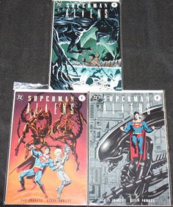 SUPERMAN VS ALIENS 3PC RUN #1-3 (VF-NM)