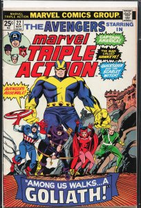 Marvel Triple Action #22 (1974) The Avengers