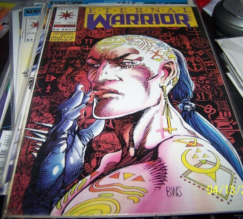 ETERNAL WARRIOR COMIC  #6 1992  VALIANT  2nd master darque 