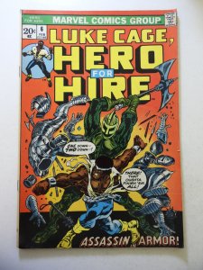 Hero for Hire #6 (1973) VG Condition moisture stains bc