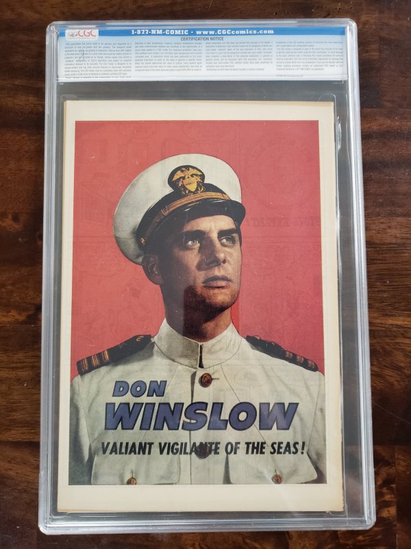 Don Winslow of the Navy 67 CGC 9.4 Crowley Pedigree (Old Pedigree Label)