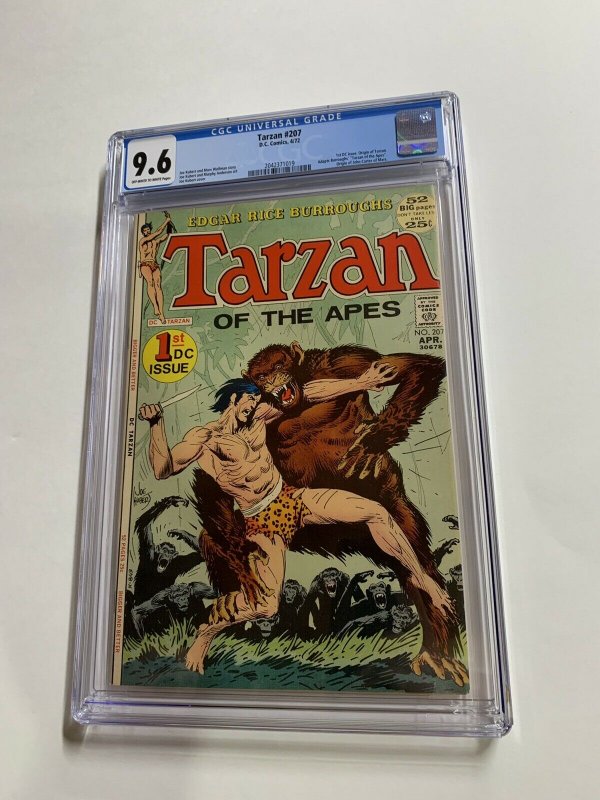 Tarzan 207 Cgc 9.6 Ow/w Pages Dc Comics Bronze Age 2042371019