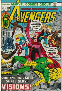 Avengers # 113 NM- Marvel 1974 Bronze Age 2nd Appearance Of Mantis [D6]