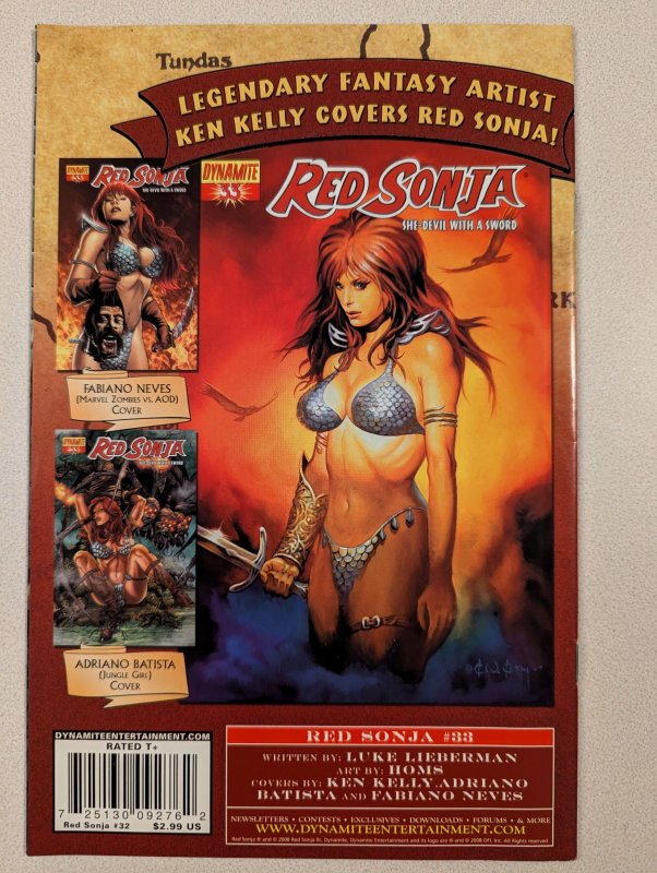 Red Sonja #32 Jones Cover (2008) NM