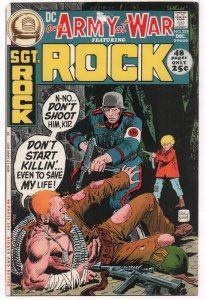 Our Army at War 239 Cover Proof - Joe Kubert's File Copy with COA - 1971