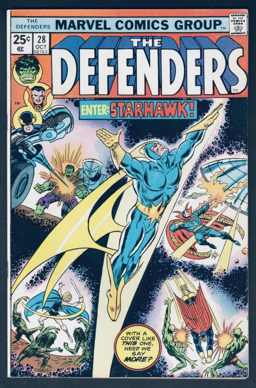 The Defenders #28 (1975) VF