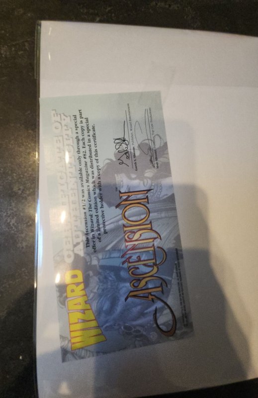 Ascension #½ (1998) Wizard with coa