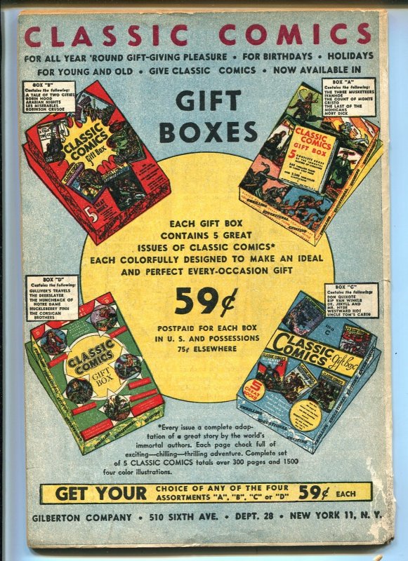 CLASSIC #1-GILBERTON HRN 28-THE THREE MUSKETEERS-vf minus