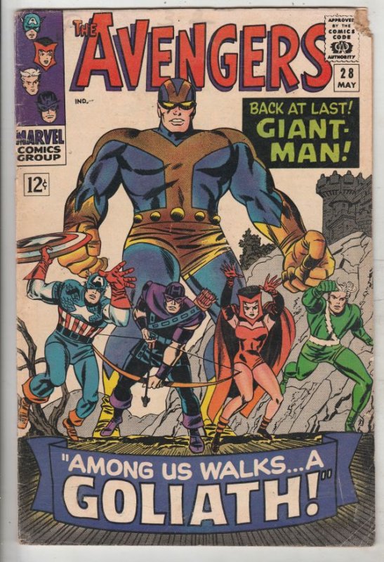 Avengers, The #28 (May-66) VG/FN Mid-Grade Avengers