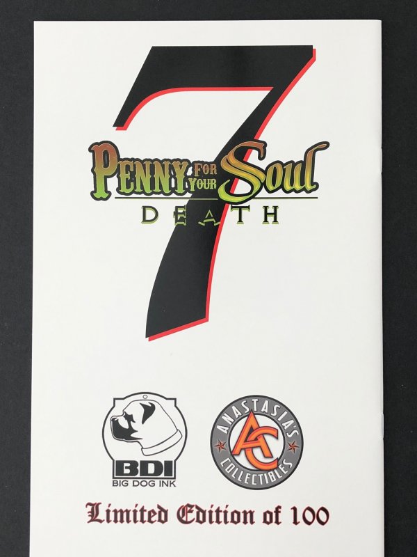 Penny For Your Soul Death 7 Anastasia's Collectibles Alex Kotkin Cover L...