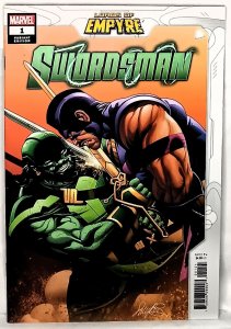 Lords of Empyre SWORDSMAN #1 Salvador Larroca Variant Cover Marvel Comics MCU