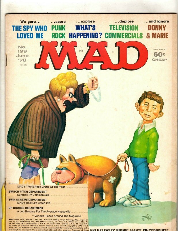 10 MAD Magazines # 184 187 198 199 204 206 209 212 + Special 21 + Disco HJ7