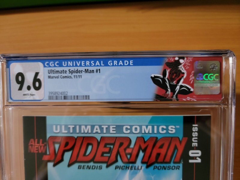 Ultimate Spider-Man #1 Miles Morales ~ CGC 9.6 ~ 2011 Marvel Custom Label! 