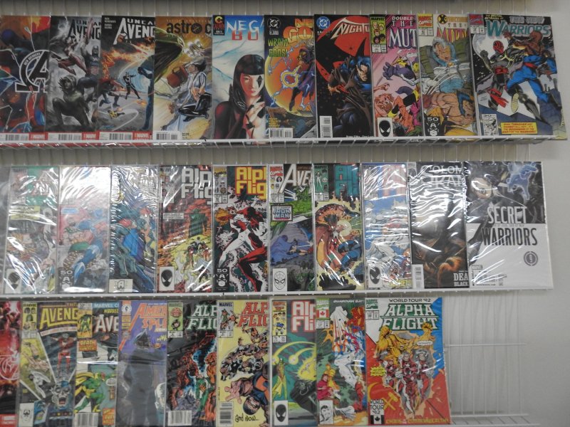 Huge Lot 110+ Comics W/ Avengers, New Mutants, Alpha Flight+ Avg VF- Condition!