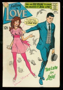 FALLING IN LOVE #102 1968-DC ROMANCE COMICS-FASHION ISS VG