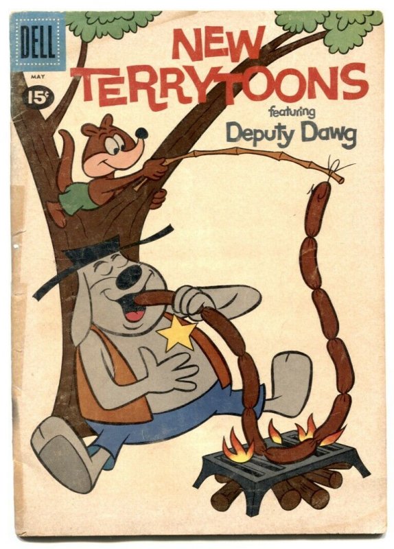 New Terrytoons #4 1961- DEPUTY DAWG- Dell comics F/G