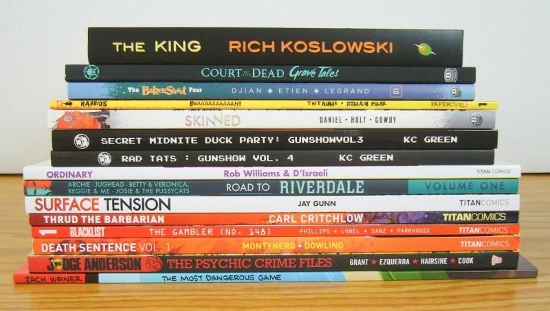 Lot of (15) Indies TPBs - thrud the barbarian - riverdale/more - (value: $240)