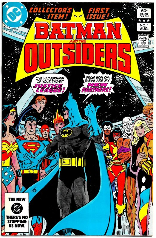 BATMAN and THE OUTSIDERS #1 (Aug1983) 8.0 VF  A Brand New Team! Jim Aparo!