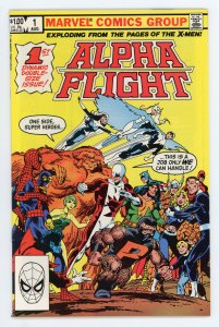 Alpha Flight #1 (1983 v1) john Byrne NM