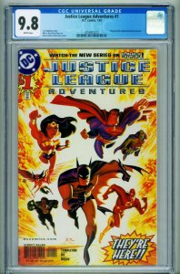 JUSTICE LEAGUE ADVENTURES #1--CGC 9.8--2002--Comic Book--4254922012