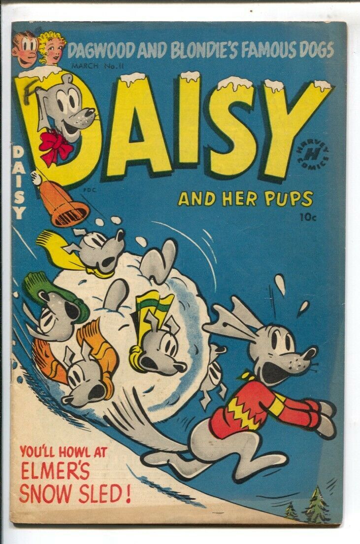 Daisy And Her Pups 11 1953 Blondie Dagwood Felix The Cat Meet The Bumstea Comic Books 0969