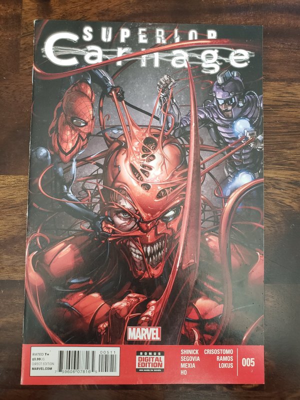 Superior Carnage 5 Clayton Crain cover