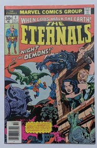 The Eternals #4 (Oct 1976, Marvel) VF 8.0 2nd app Sersi Jack Kirby cvr and art