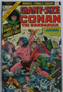 Giant Size Conan #5 (1975, Marvel), VG condition (4.0), Jack Kirby cover art