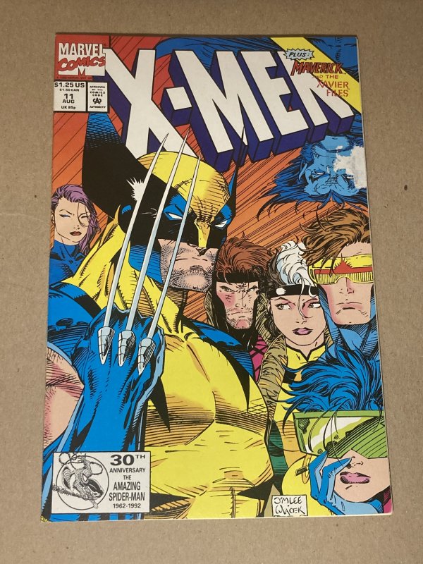X-Men #11 Direct Edition (1992) FN- Jim Lee Cover Art