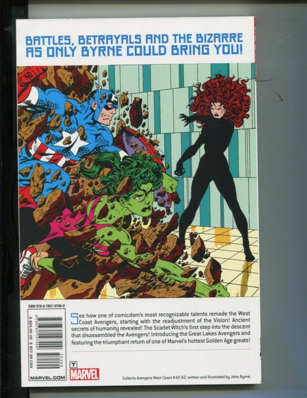 AVENGERS WEST COAST: VISIONQUEST (VF/NM) BYRNE!! 2015