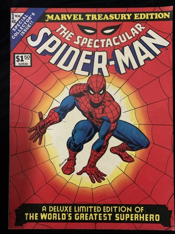 Marvel Treasury Edition The Spectacular Spider-Man #1-1974- VG/F