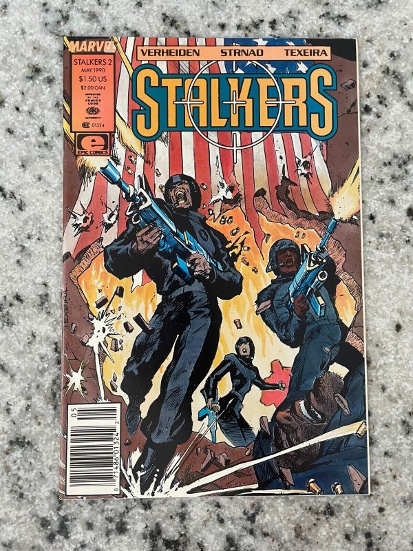 Stalkers # 2 NM Marvel Epic Comic Book Verheiden Strnad Texeira Cover Art 3 J836