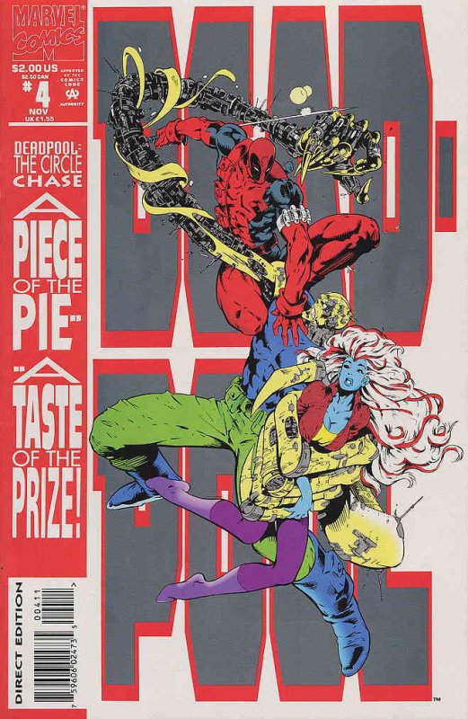 Deadpool: The Circle Chase #4 GD ; Marvel | low grade comic Joe Madureira