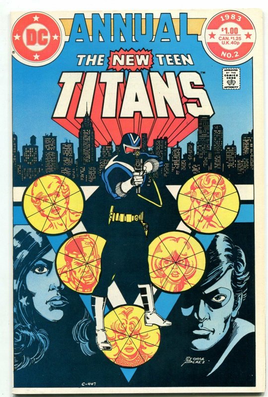 NEW TEEN TITANS ANNUAL #2 comic book 1983-1st VIGILANTE- DC vf