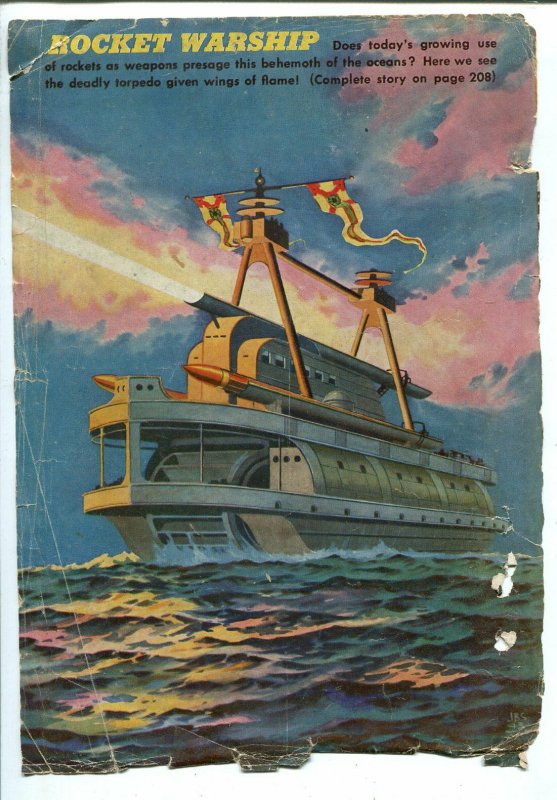 Amazing Stories 5/1944-Ziff-Davis-pulp sci-fi-rocket cover-Ray Bradbury-Smith-G-